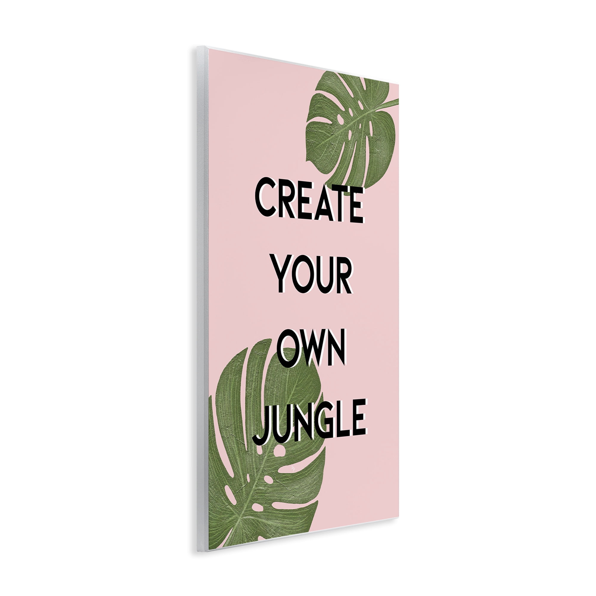 Stupell Industries Create Your Own Jungle Wall Plaque Art, design by Martina Pavlova