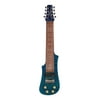 Vorson 8-String Lap Steel Guitar with Gig Bag, Transparent Blue Quilt