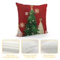 thumbnail image 4 of SHANXI Christmas Decorative Decoration Home Party Red Cushion Case for Couch Sofa 20x20in, 4 of 5