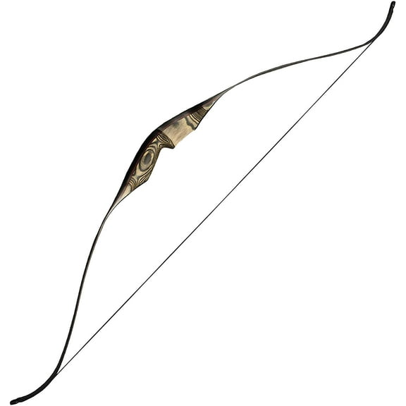 Southland Archery Supply Gravity 60" One-Piece Hunting Recurve Bow Wooden Traditional - Right Hand - 35lbs.