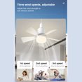 thumbnail image 3 of Lamp Detachable Split Fan Lamp E27 Head Infinitely Dimmable 3-Color Variable Light Timer Memory with Remote Controller, 3 of 7