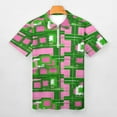 thumbnail image 3 of Pink & Green Fashions & Products! Men Zipper T-shirt Summer Casual Short Sleeve T-shirt Top, 3 of 7
