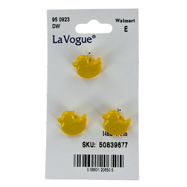 LA VOGUE Buttons, Natural Material - 3 pieces, 14mm (9/16in)
