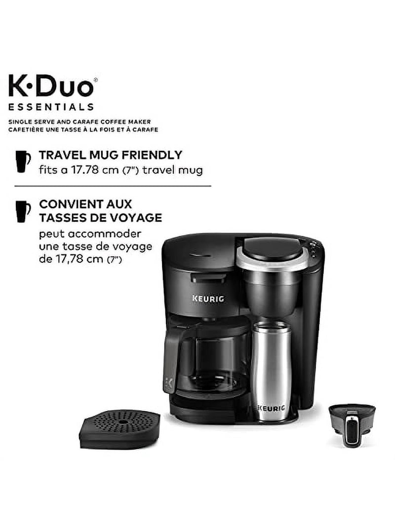 Keurig K-Duo Single Serve and Carafe Coffee Maker, 12-Cup, 60 oz