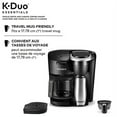 thumbnail image 2 of Keurig K-Duo Essentials Coffee Maker, with Single Serve K-Cup Pod and 12 Cup Carafe Brewer, Black, 2 of 9