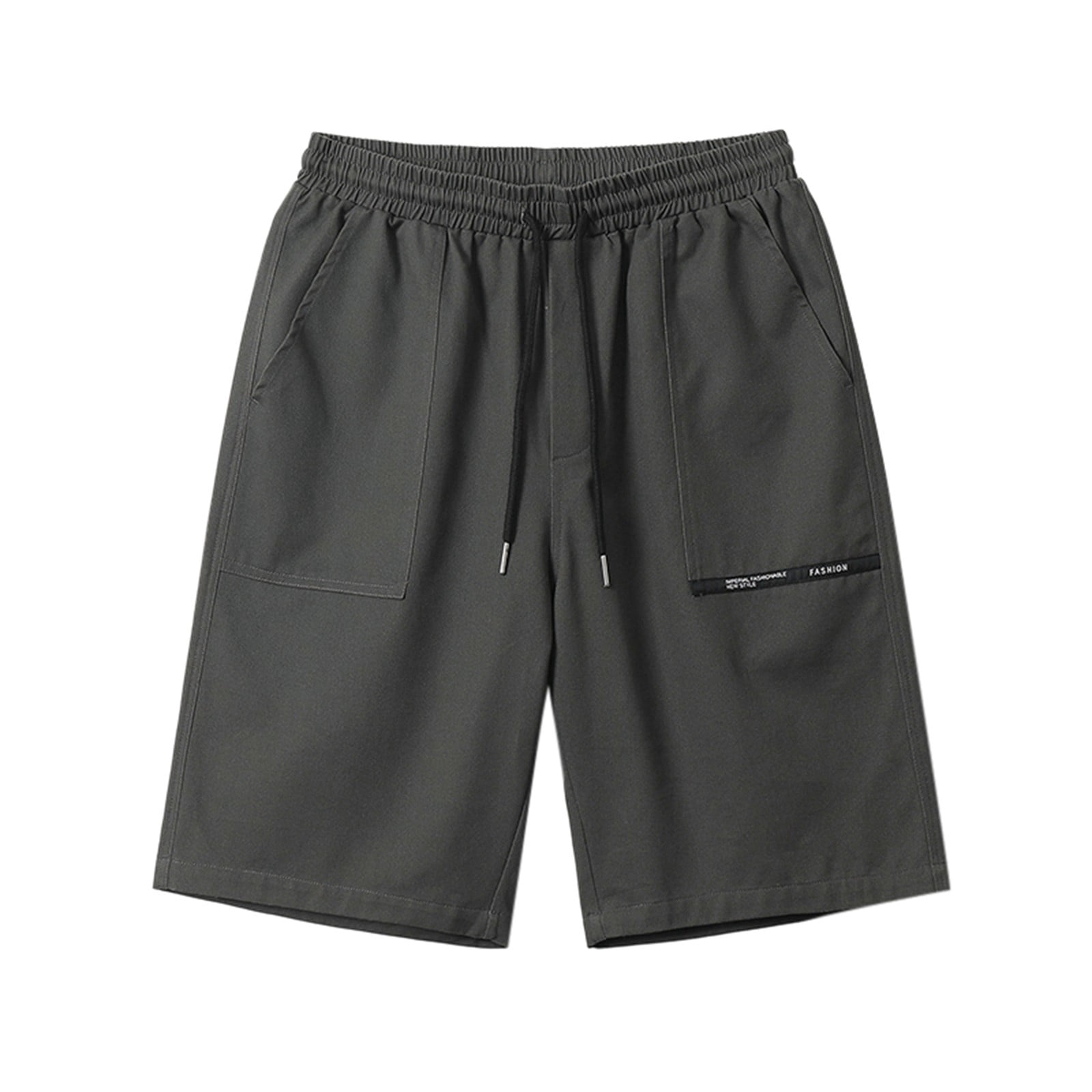 Akiihool Shorts For Men Fashion Shorts for Men with Pockets and Elastic
