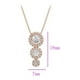 thumbnail image 2 of Collar Pendulo Con Cristales Swarovski Oro Rosa 14k Lam rosa Unitalla, 2 of 8