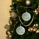 thumbnail image 4 of Bolas navideñas flocadas para decoración navideña. Se pueden usar varios estilos de adornos para árboles de Navidad para otras fiestas., 4 of 6