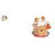 thumbnail image 1 of Reloj De Pared En Miniatura Con Forma De Gato, Modelo De Sofá, Simulación De Muebles, Juguete Para Casa De Muñecas De 112 Pulgadas, Bricolaje, Escena De Vida, Decoración Colgante Silenciosa, 1 of 8