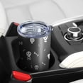 thumbnail image 5 of 20oz Tumblers Halloween White Skulls and Bones Stainless Steel Vacuum Insulated Double Wall Travel Tumbler Cups Mug with Lid and Straw,Cleaning Brush for Cold & Hot Drinks, 5 of 7
