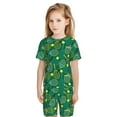 thumbnail image 6 of Balery Tennis Rackets and Balls Pattern Kids’ Short-Sleeved Pajama Set – Soft Cotton Sleepwear, Comfortable Breathable PJs for Boys and Girls, 2-Piece Top and Shorts-X-Large, 6 of 6