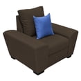 thumbnail image 3 of Sillon EL BAZAR STORE Islandia Lino Chocolate 1 Plaza Modular Moderno, 3 of 4