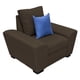 thumbnail image 3 of Sillon EL BAZAR STORE Islandia Lino Chocolate 1 Plaza Modular Moderno, 3 of 4