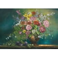 thumbnail image 2 of Withaar, Rian 32x24 Gold Ornate Wood Framed with Double Matting Museum Art Print Titled - Flower Bouquet 1, 2 of 4