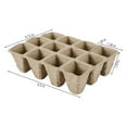 thumbnail image 2 of Peat Pots Seed Starter Trays Biodegradable Seedling Pots Germination Trays  Organic Plant Starter Kit, 2 of 9