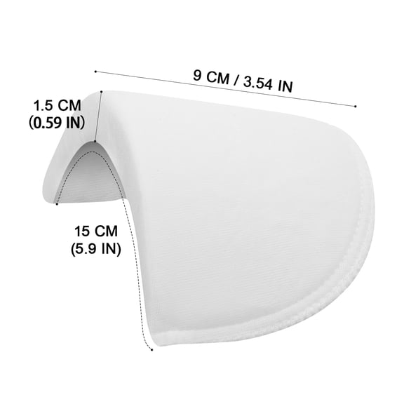 Masteelf 2Pairs Thin Shoulder Pads for Women Smooth Contours Under Clothes