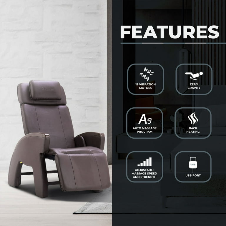 Lifesmart 2D Zero Gravity Massage Chair - Black/Gray