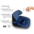 thumbnail image 3 of Almohadillas para asiento de auto Lynmark impermeables, suaves, azul marino, 3 of 7