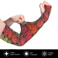 thumbnail image 2 of Fuzoiu Spices And Herbs Print Cooling Sleeves for Sun Protection,UV Cooling Sleeves,Cooling Arm Sleeves for Men & Women,Ideal for Outdoor Activitie, 2 of 7