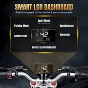 3000W Adult Electric Dirt Bike,48V 30Ah Electric Off-Road Dirtbike with Full Suspension & Dual Hydraulic Brakes,42MPH Max Speed & 50 Miles Range,for Adults and Teens,
