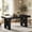 Black, variant on Fnova 63'' Farmhouse Dining Table for 4-6 People, Rectangular Dinner Table with Sturdy X-Shaped Base, for Dining Room, Living Room, Kitchen & Home Office