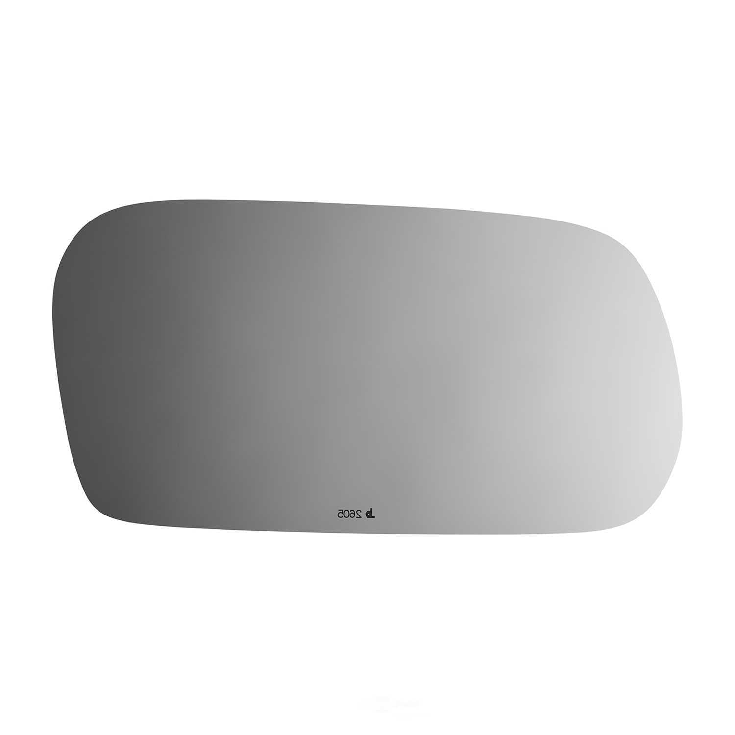 Burco Side View Mirror Replacement Glass - Clear Glass - 2605