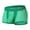 Mens Underwear Green, variant on Mens Underwear Lightweight Mesh-Splice Boxer Briefs Solid Color Breathable Stretchy Slim Mid Waisted Loungewear Boxers