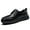 Black1, variant on ulogu Men's Slip Resistant Shoes, Waterproof Oilproof Lightweight Non Slip Shoes for Men, Chef Restaurant Work Shoes (Men Size 5, Black)