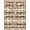 Brown Rust Cream, Pattern 3, variant on ODIKA Rustic Cabin Wildlife Scene With Moose And Cloud Motif Vintage Flowing Dynamic for Entryway, Kitchen, Mudroom, Stain Resistant Flatwoven
