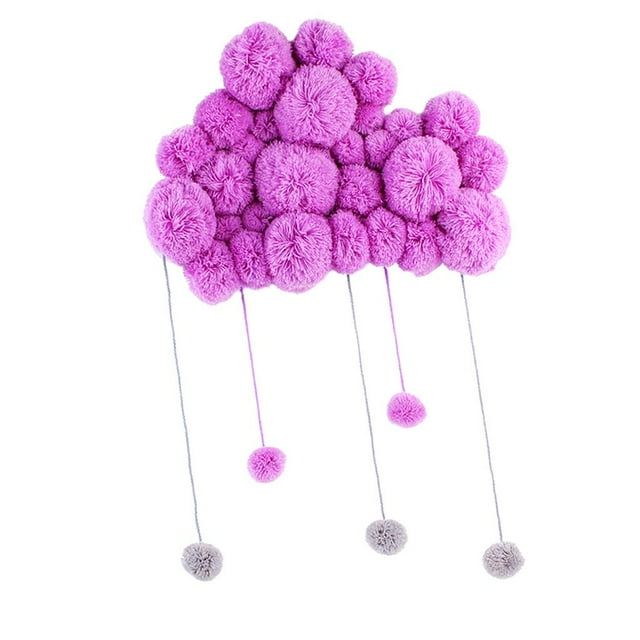 Adorno Para Colgar Habitación Para Decoración De Dormitorio Para Púrpura CUTICAT Ornamento colgante de la nube