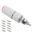 thumbnail image 2 of Adaptador de conector banana, 10 piezas Adaptador de terminal banana de unión banana de 4 mm Claridad notable, 2 of 14