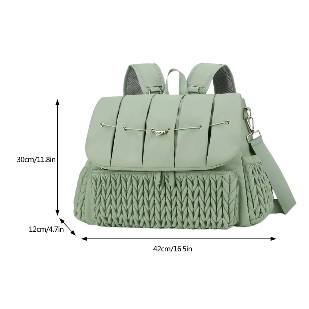 Jesscasday Spacious Baby Item Bag Converts to Diaper Backpack Prams Bag Large Capacity Diaper Backpack Stylish & Functional Bag