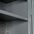 thumbnail image 4 of Global Industrial Wall Mount Storage Cabinet 18""W x 12""D x 26""H Assembled Gra, 4 of 6