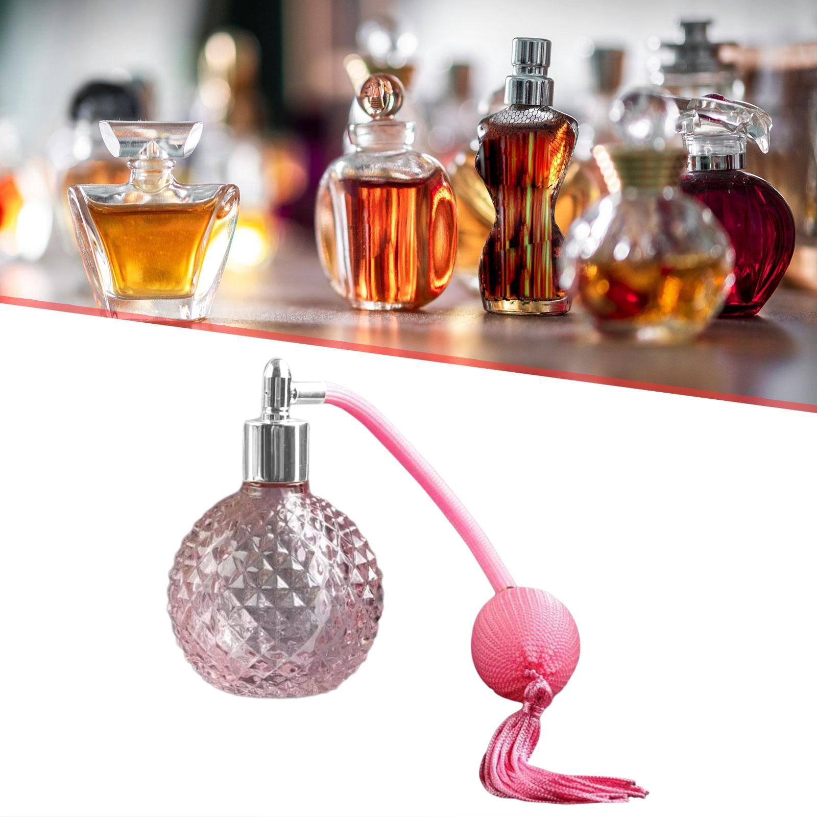 TOOYFUL Perfume Bottle Spray Bottle Multipurpose Small Glass Perfume Dispenser Perfume for Store Home Travel Accessories Men Pink