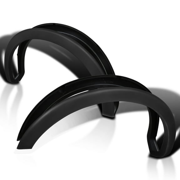 Spec-D Tuning 4PC Front Rear Factory Style Matte Black Wheel Cover Fender Flares Compatible with 2009-2014 Ford F150 F-150 Pickup Truck