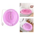 thumbnail image 4 of de asiento para asiento de inodoro, con manguera de , kit de l plegable para el atención posparto, las hemorroides, uso , púrpura Violeta, 4 of 7