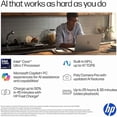 thumbnail image 4 of HP OmniBook 7, 17.3" FHD Touch Screen Business Laptop Computer,Intel Core Ultra 7 256V, 16GB RAM 1TB SSD, Windows 11 Pro,, Backlit Keyboard, Numeric Keypad, Glacier Silver, 4 of 6