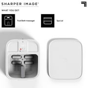 Sharper Image SpaHaven Heated Foot Bath Massager, LED Display, Soothe & Rejuvenate, White