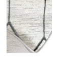 thumbnail image 7 of Unique Loom Matrix Trellis Collection Area Rug - Deco (8' Round White/Gray), 7 of 7