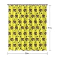 thumbnail image 5 of Yellow Bigfoot and Tree Pattern Shower Curtain 72"x84" ,Bathroom Decorative Shower Curtains Set with 12 Hooks,Modern Waterproof Washable Shower Curtain, 5 of 6
