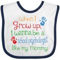 thumbnail image 3 of Inktastic School Psychologist Like Mommy Boys or Girls Baby Bib, 3 of 4