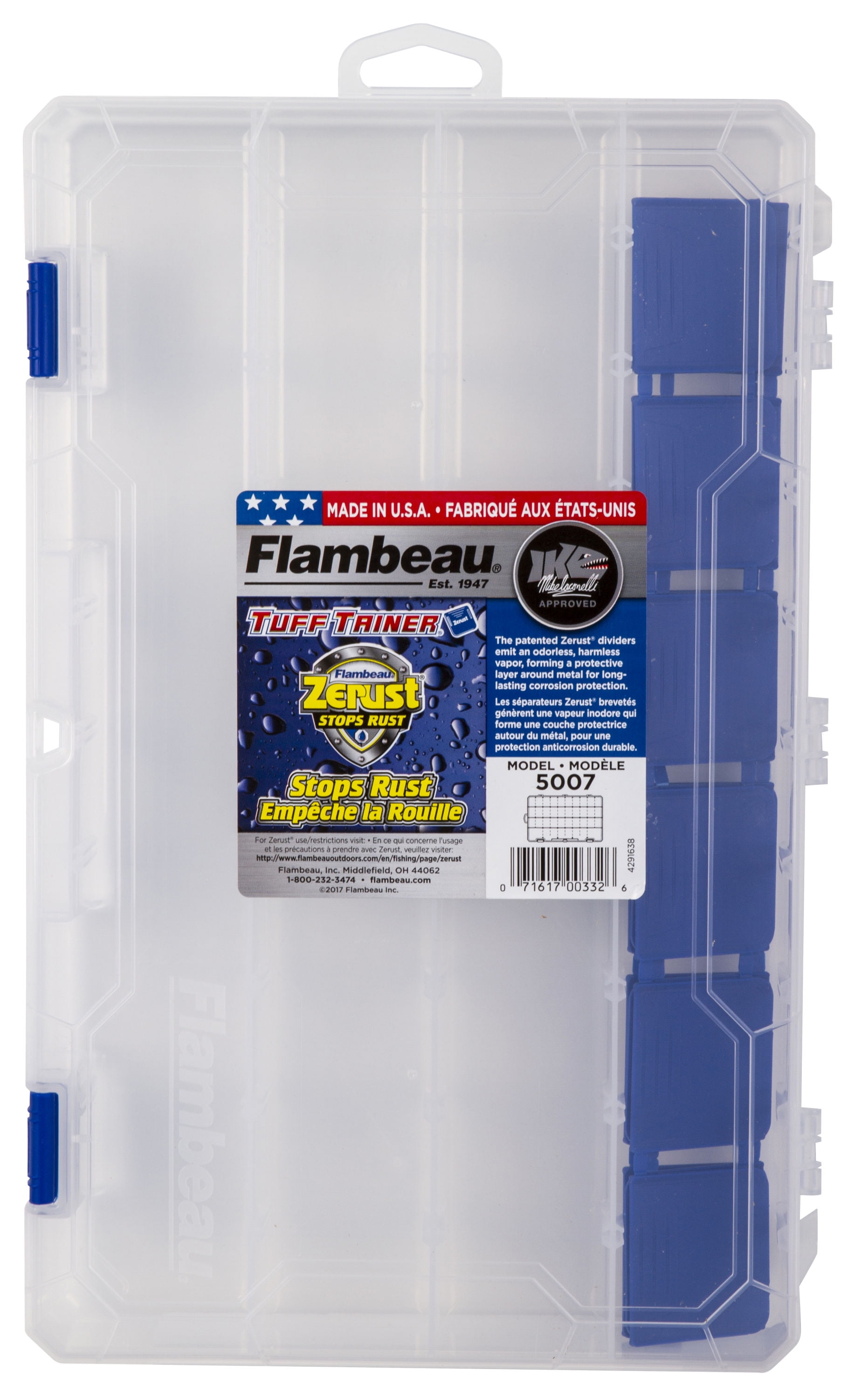 Flambeau Adjustable Compartment Box,Translucent T4007AT