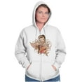 thumbnail image 5 of Betty Boop Cartoon Love Hurts Tattoo Zip Hoodie Sweatshirt Women Brisco Brands X, 5 of 6