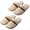 ribbon(2pack), variant on 2 Pairs Washable Slippers, Non-Slip Jacquard Fleece, Closed Toe Design, Ideal for Hotel, Bathroom, Bedroom, Travel & SPA