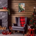 thumbnail image 2 of ZHONGYUTONG Santa Claus Canvas Wall Art Christmas Pictures Wall Decor Vintage Santa Painting for Living Room Bedroom Decor Framed (28.00" x 42.00"), 2 of 5