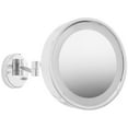 thumbnail image 1 of Jerdon HL7CF 9.75-Inch Halo Lighted Wall Mount Mirror with 3x Magnification, 15-Inch Extension, Chrome Finish, 1 of 1