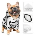 thumbnail image 4 of Dog Halloween Costume, Halloween black cool Bat Warm Dog Cat Clothes Puppy Dog Hoodie Sweatshirts Outfit for Small Medium Dogs Boy Girl, Funny Pet Apparel Dogs Halloween Decor, 4 of 7