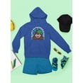 thumbnail image 3 of St. Patrick’s Day Smiley - Lucky Clover Emoji Design Youth's Hoodie, 3 of 4