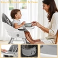 thumbnail image 3 of Silla alta para bebés Ktaxon 6 en 1, mecedora portátil para alimentación, 3 of 9