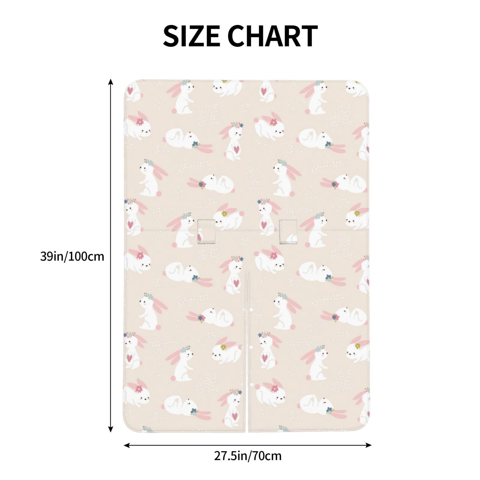Naloa Beautiful Rabbit Baby Car Seat Cover, Breathable Baby Carrier Cover, Multiuse Baby Carrier Cover & Nursing Breastfeeding Cover